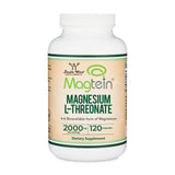 Double Wood envase frontal mostrando Magtein y beneficios para el cerebro
