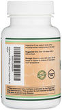 Double Wood Supplements envase abierto con tabletas listas para uso diario