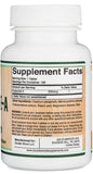 Double Wood Supplements primer plano de tabletas resaltando textura y pureza
