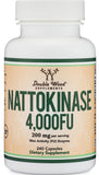 Double Wood bote frontal mostrando 240 cápsulas y beneficios claros