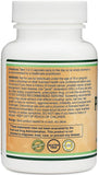 Double Wood Supplements cápsula en mano, facilidad de administración