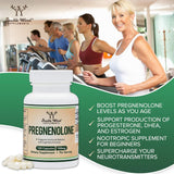 Double Wood Supplements comparación de tamaño, dosificación clara