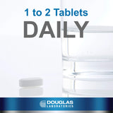 Douglas Laboratories Amino-Mag 200 detalle de superficie de la tableta para percepción de textura