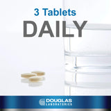 Douglas Laboratories Bilex primer plano de la superficie de la tableta detallada