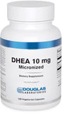 Douglas Laboratories envase frontal de DHEA 10 mg mostrando diseño y beneficio de apoyo hormonal