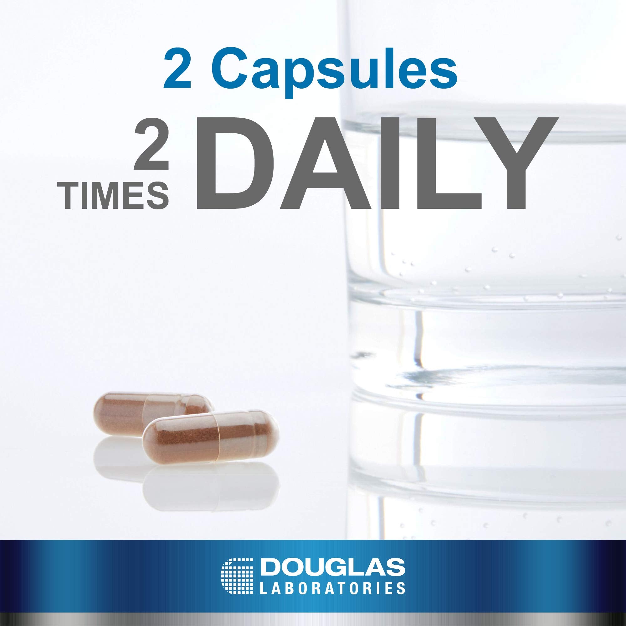 Douglas Laboratories etiqueta en detalle, información de ingredientes visible