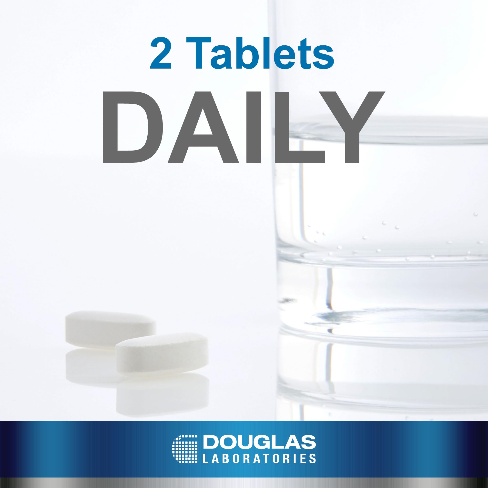 Douglas Laboratories cápsulas en mano para comparar tamaño práctico
