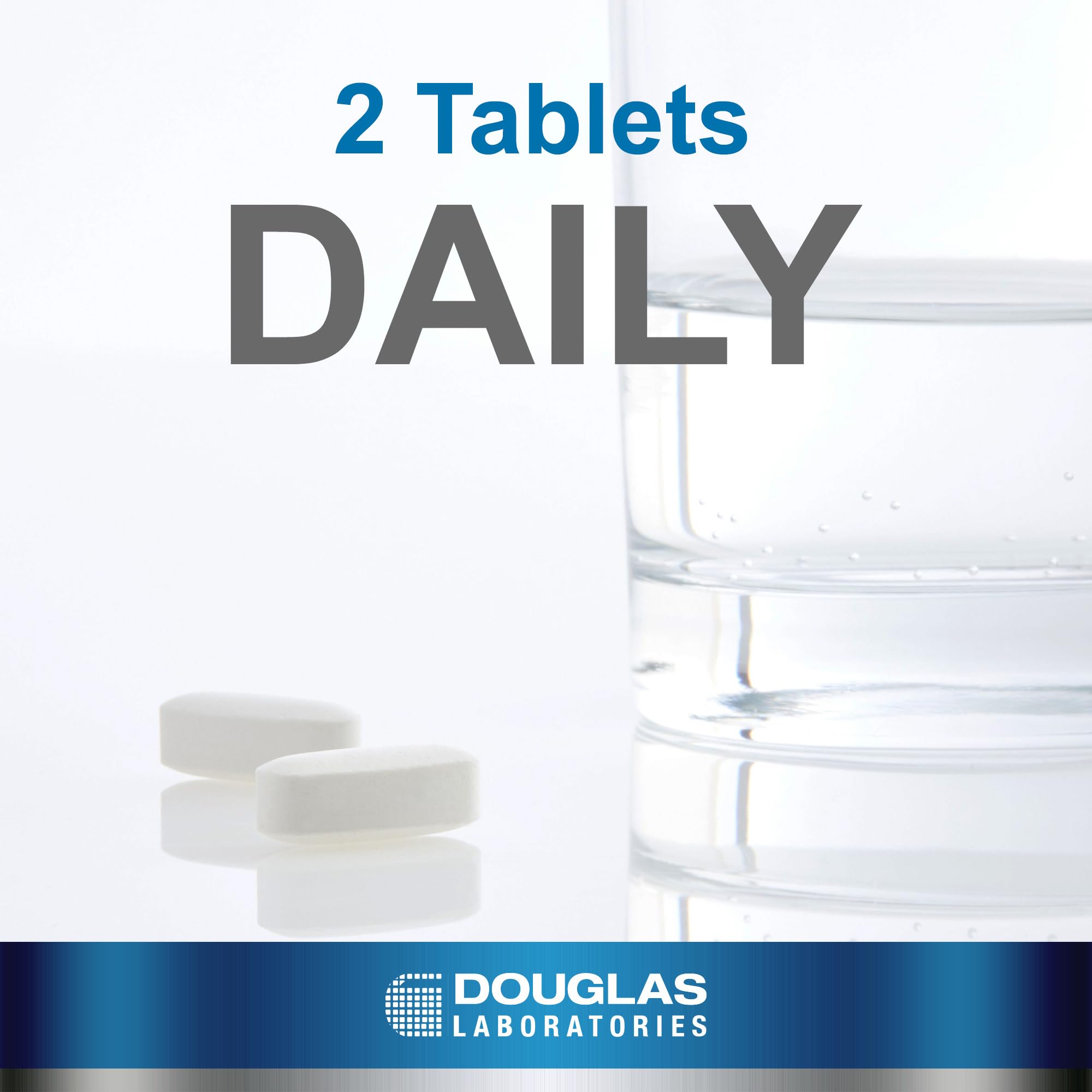 Douglas Laboratories cápsulas en la mano para visualización de tamaño