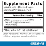 Douglas Laboratories primer plano de una tableta disoluble, facilita absorción sublingual