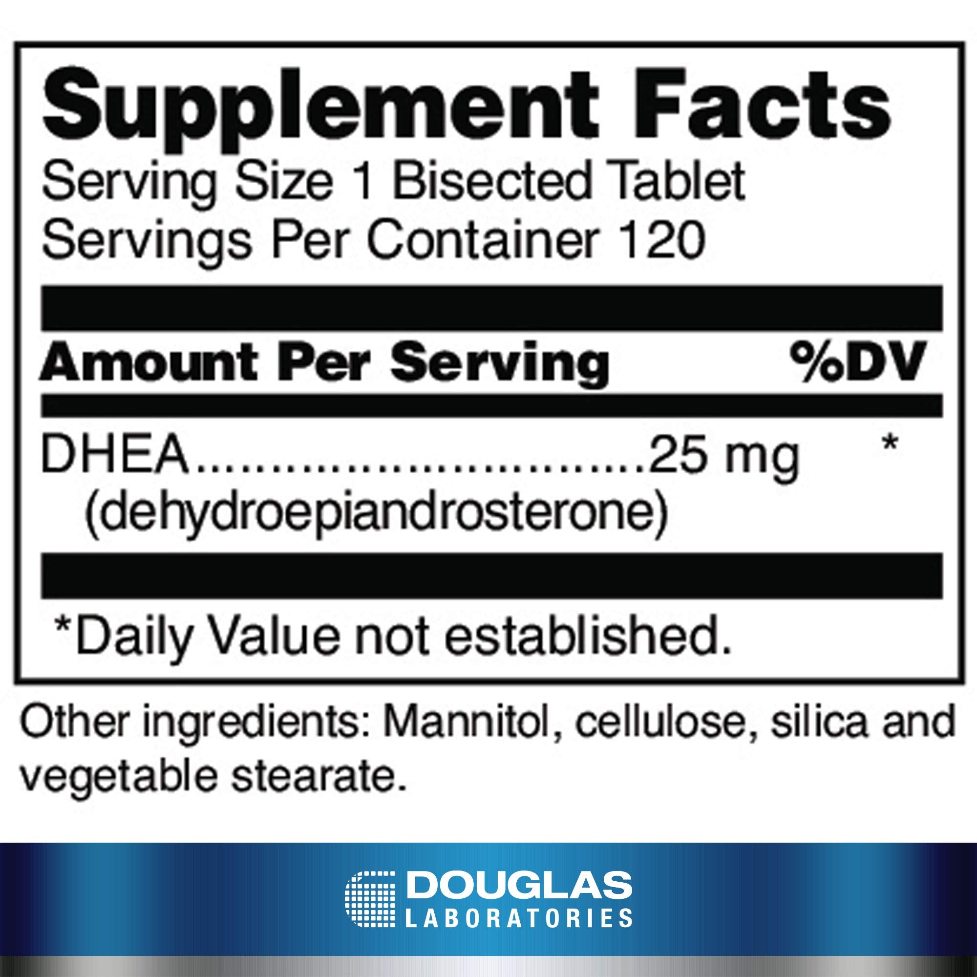 Douglas Laboratories primer plano de tabletas disolubles que evidencia tamaño y forma