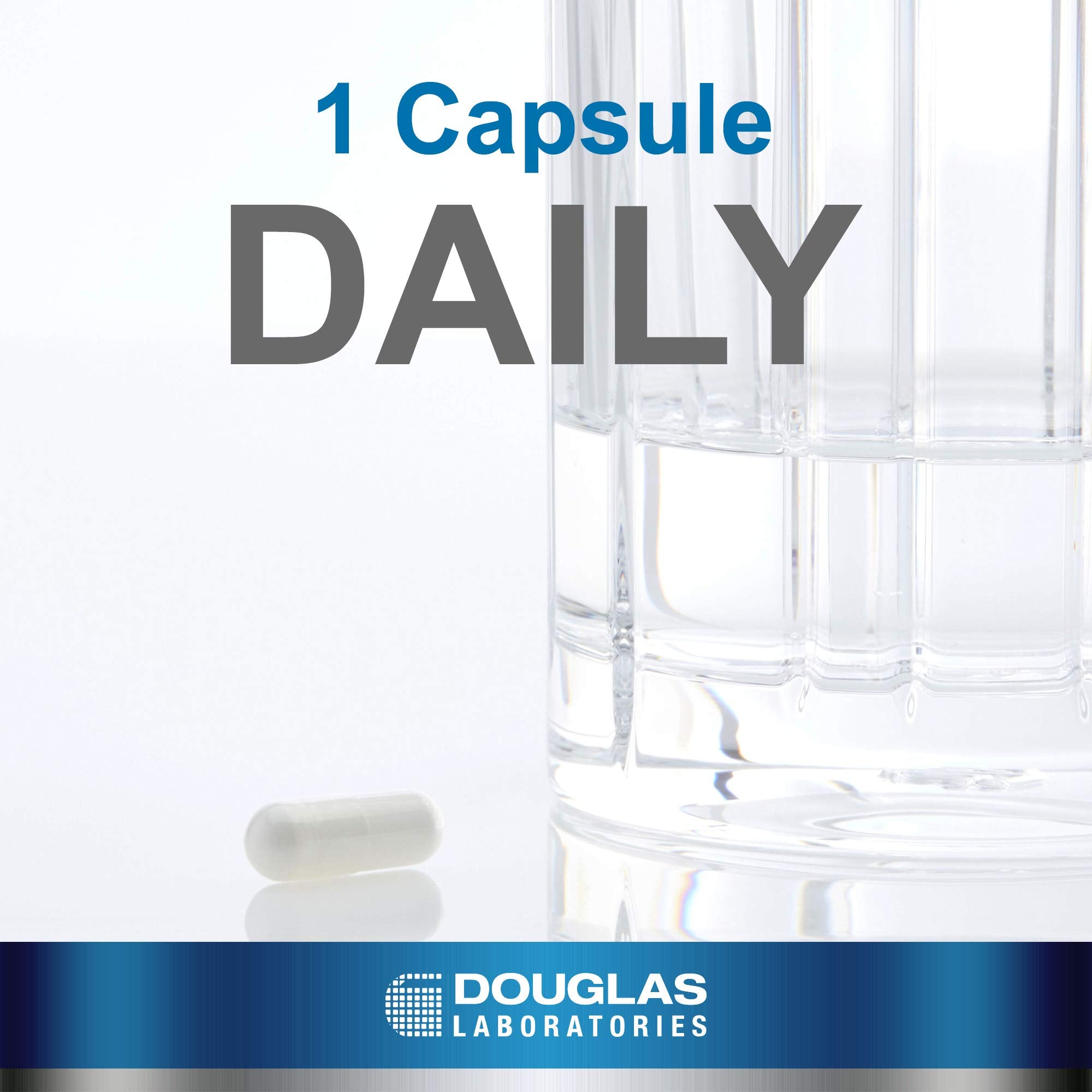Douglas Laboratories etiqueta legible con información nutricional y ventajas del producto