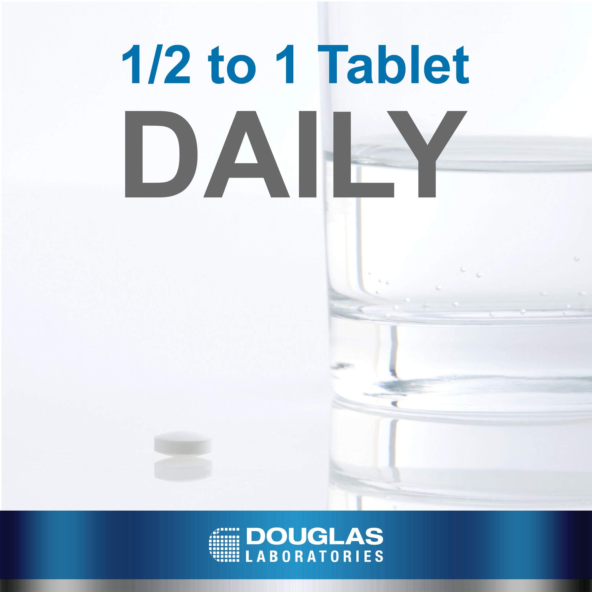 Douglas Laboratories detalle de la etiqueta con información de calidad y trazabilidad