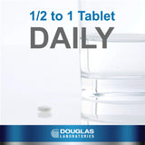 Douglas Laboratories detalle de la etiqueta con información de calidad y trazabilidad