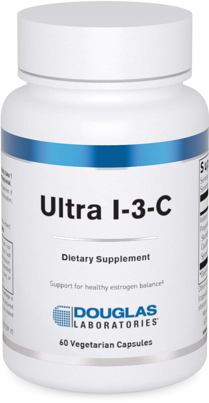 Douglas Laboratories Ultra I-3-C bote frontal mostrando diseño y cantidad