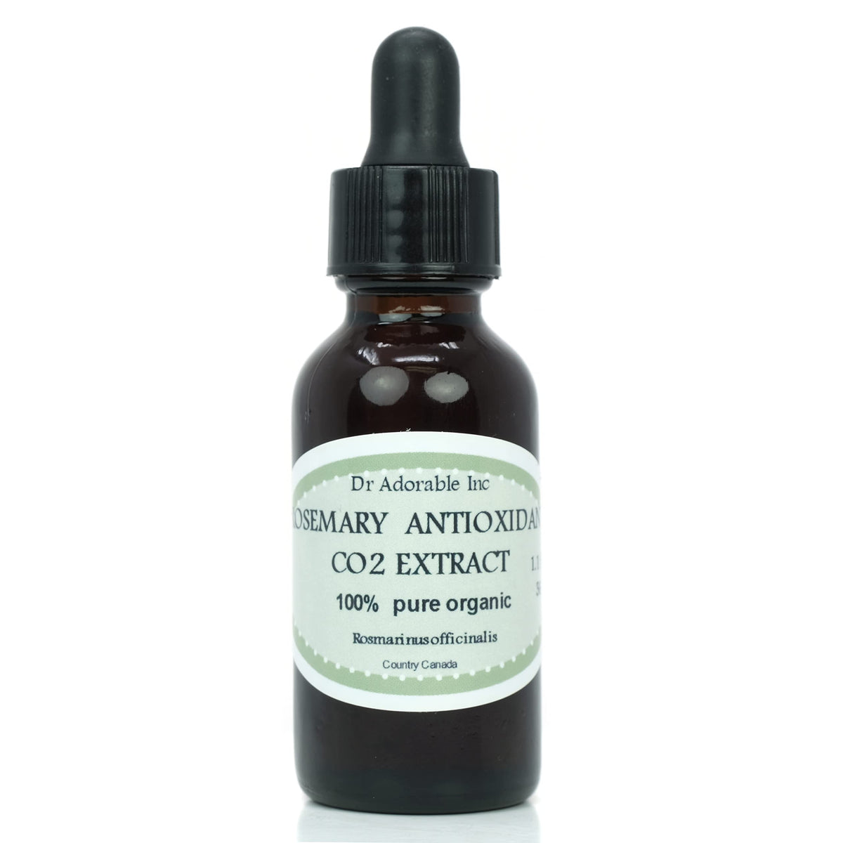Dr Adorable botella ámbar 1 oz con gotero para dosificación precisa y protección UV