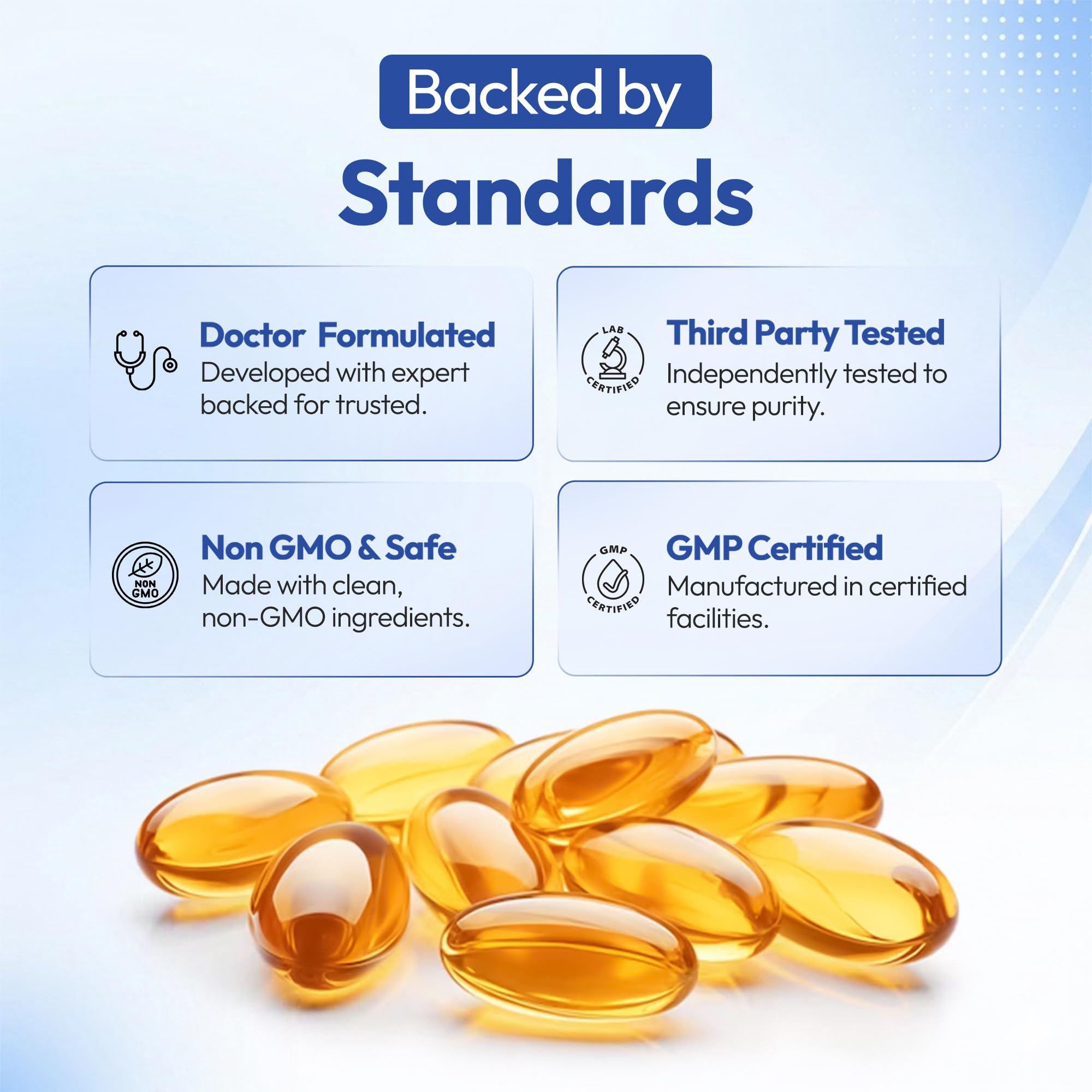 Dr B Supplements textura de cápsula cercana evidencia pureza y calidad