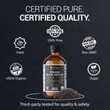 Escena lifestyle con el aceite Dr. Berg en tocador y elementos naturales