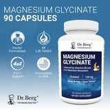 Dr. Berg etiqueta en detalle con ingredientes y garantías de calidad