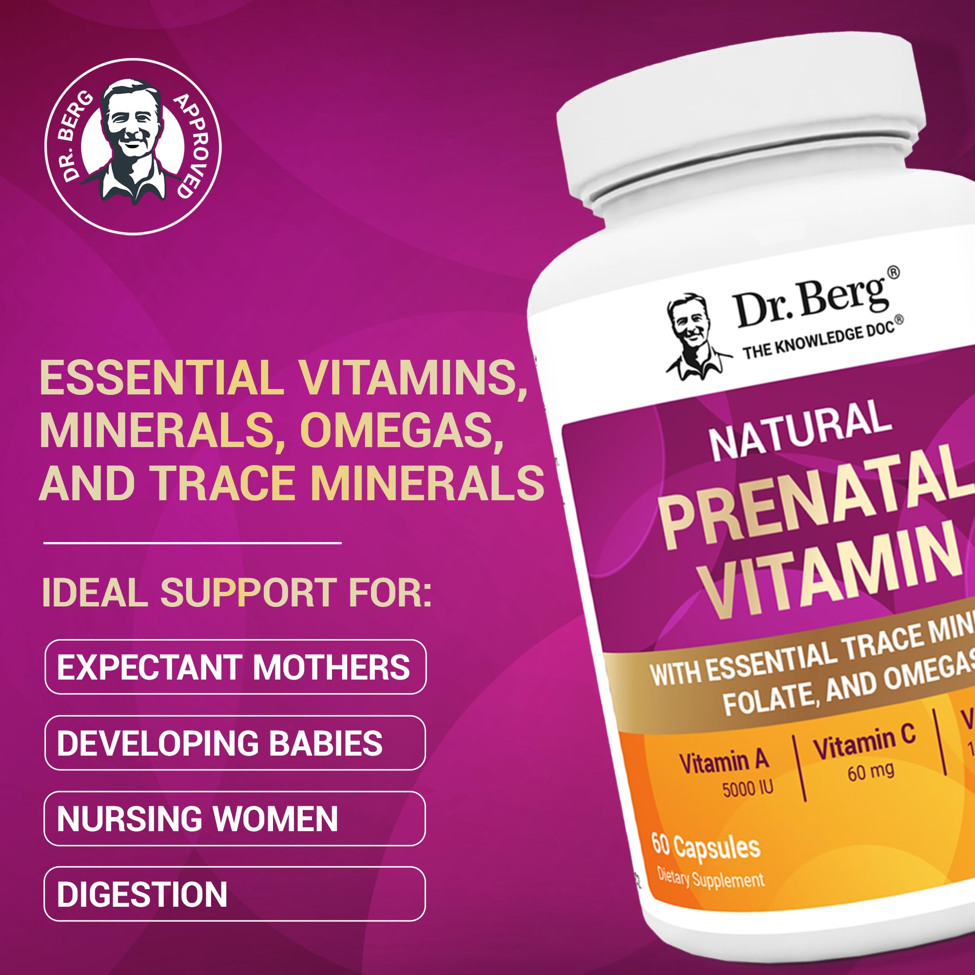 Dr. Berg Nutritionals mezcla de superalimentos visual que refuerza densidad nutricional