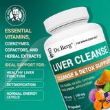 Dr. Berg etiqueta con lista de ingredientes y beneficios clave