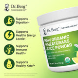 Dr. Berg vaso con polvo disuelto, bebida rápida y refrescante