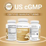 Dr. Berg etiqueta nutricional con información de complejo B visible