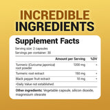 Dr. Berg Nutritionals polvo de cúrcuma en primer plano y pureza