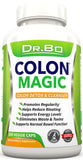 DR. BO envase frontal del Colon Cleanse mostrando etiqueta y beneficios