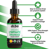 DR. BO etiqueta con lista de ingredientes orgánicos y certificación visible