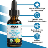 DR. BO detalle de etiqueta con lista de ingredientes orgánicos y claridad informativa