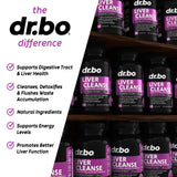 DR. BO etiqueta con lista de ingredientes clave y su claridad informativa