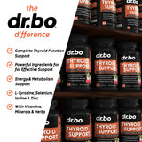 DR. BO ingredientes kelp y ashwagandha presentando apoyo natural
