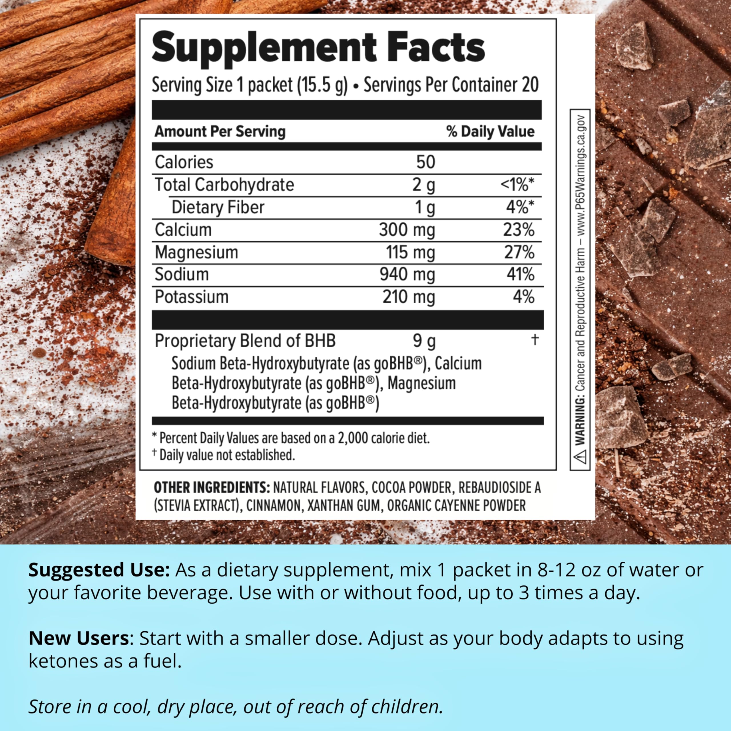 Dr. Boz etiqueta nutricional y análisis de ingredientes de calidad