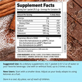 Dr. Boz etiqueta nutricional y análisis de ingredientes de calidad