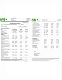 Dr Brad Stanfield etiqueta nutricional con dosis y tecnología de encapsulado visible