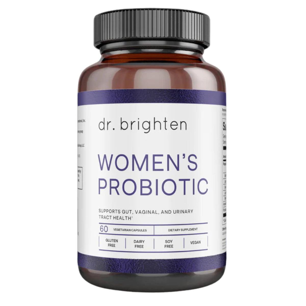 Dr. Brighten vista frontal del empaque que transmite confianza