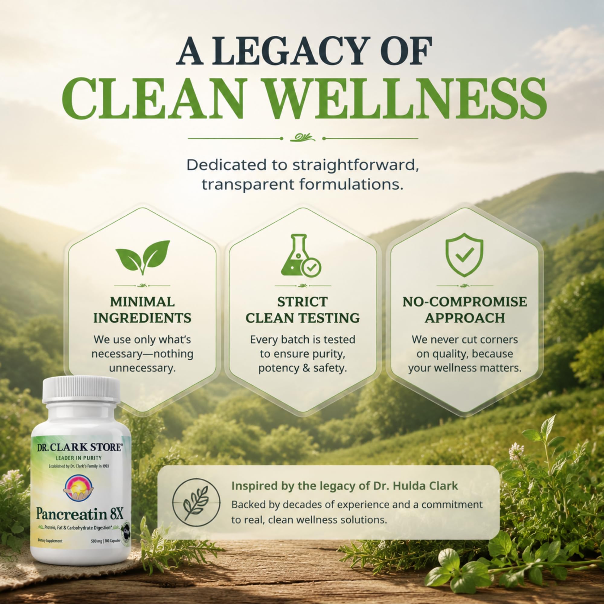 Dr Clark Store laboratorio y equipo de control, beneficio confianza en pruebas