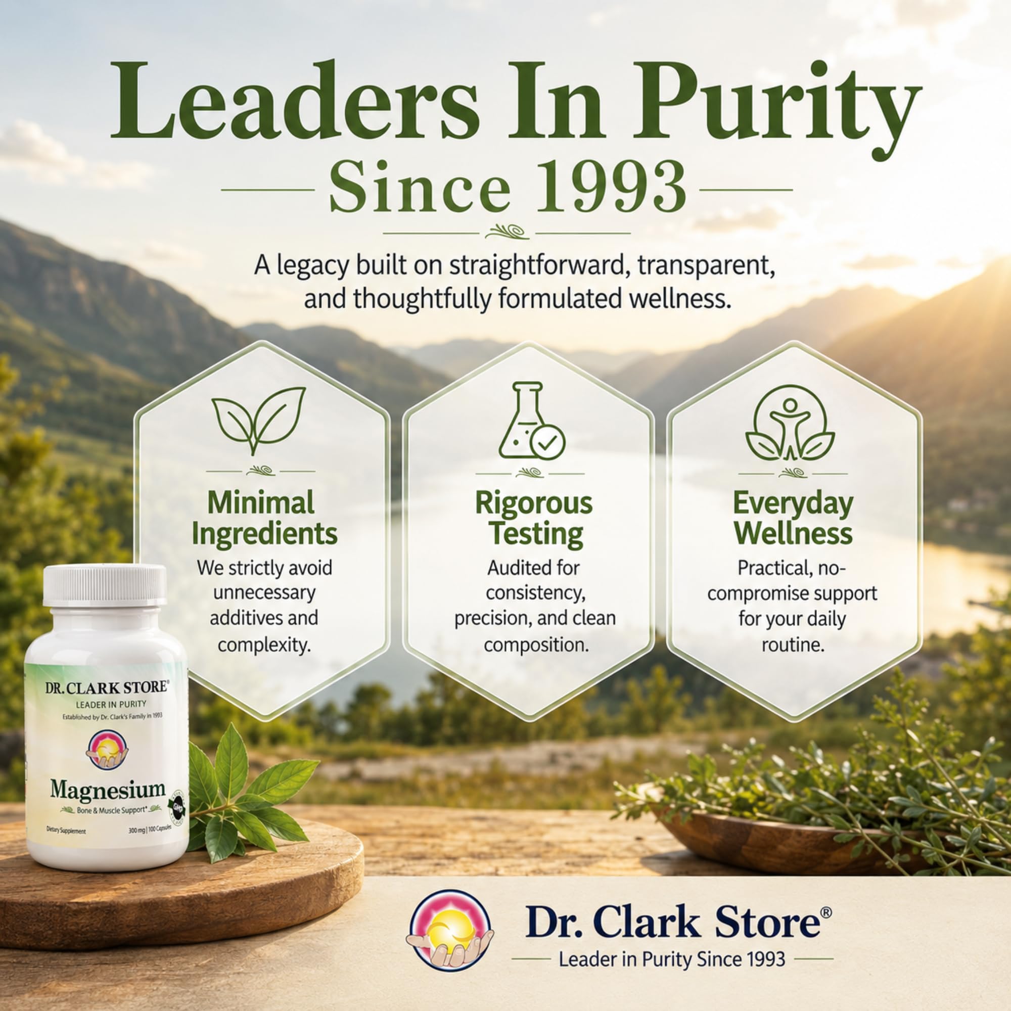 Dr Clark Store cápsula abierta con polvo para ver contenido