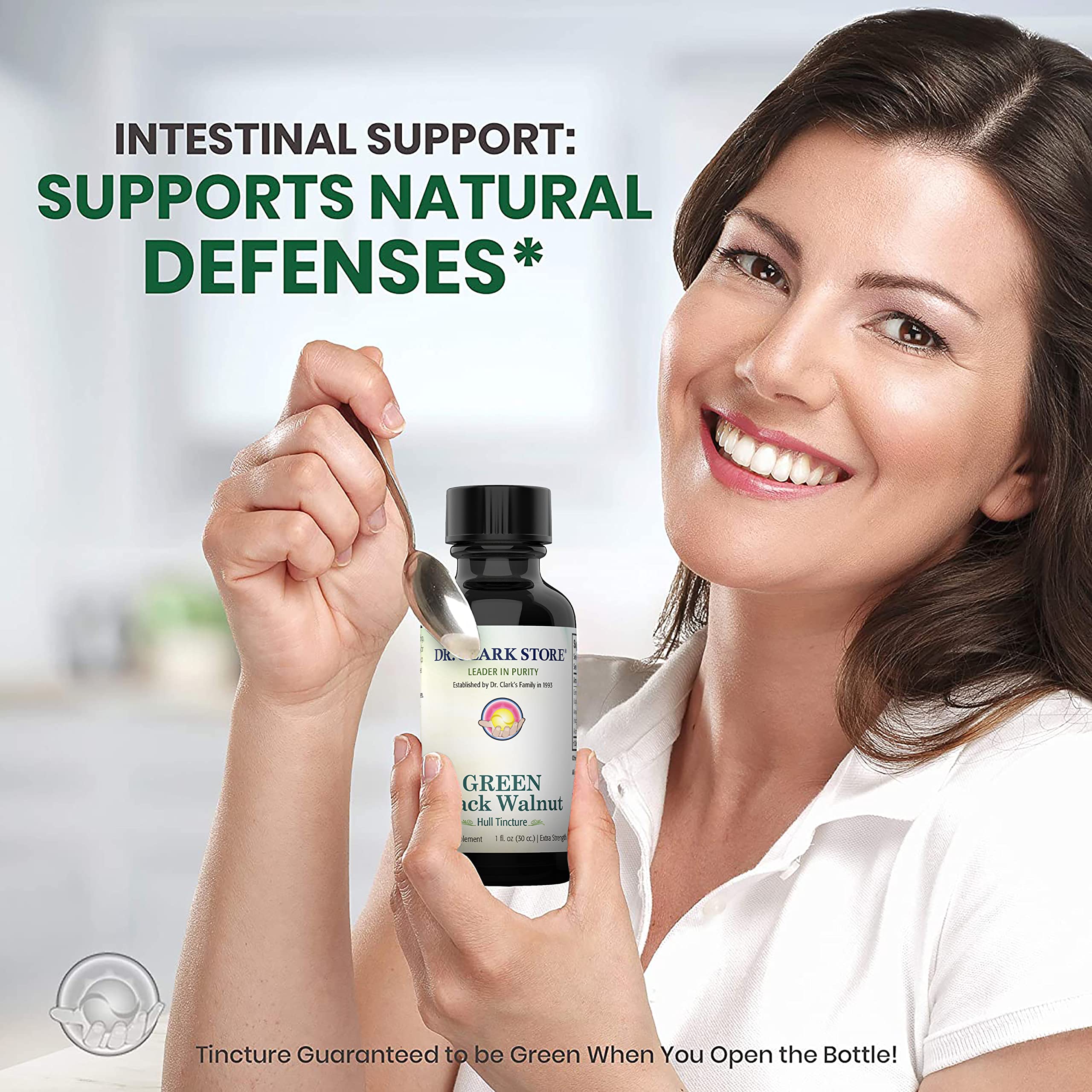 Dr Clark Store etiqueta con ingredientes indicando transparencia