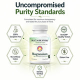 Dr Clark Store etiqueta informativa con ingredientes y pureza