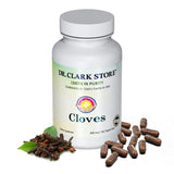 Dr Clark Store frasco frontal mostrando etiqueta clara y suministro de 102 cápsulas