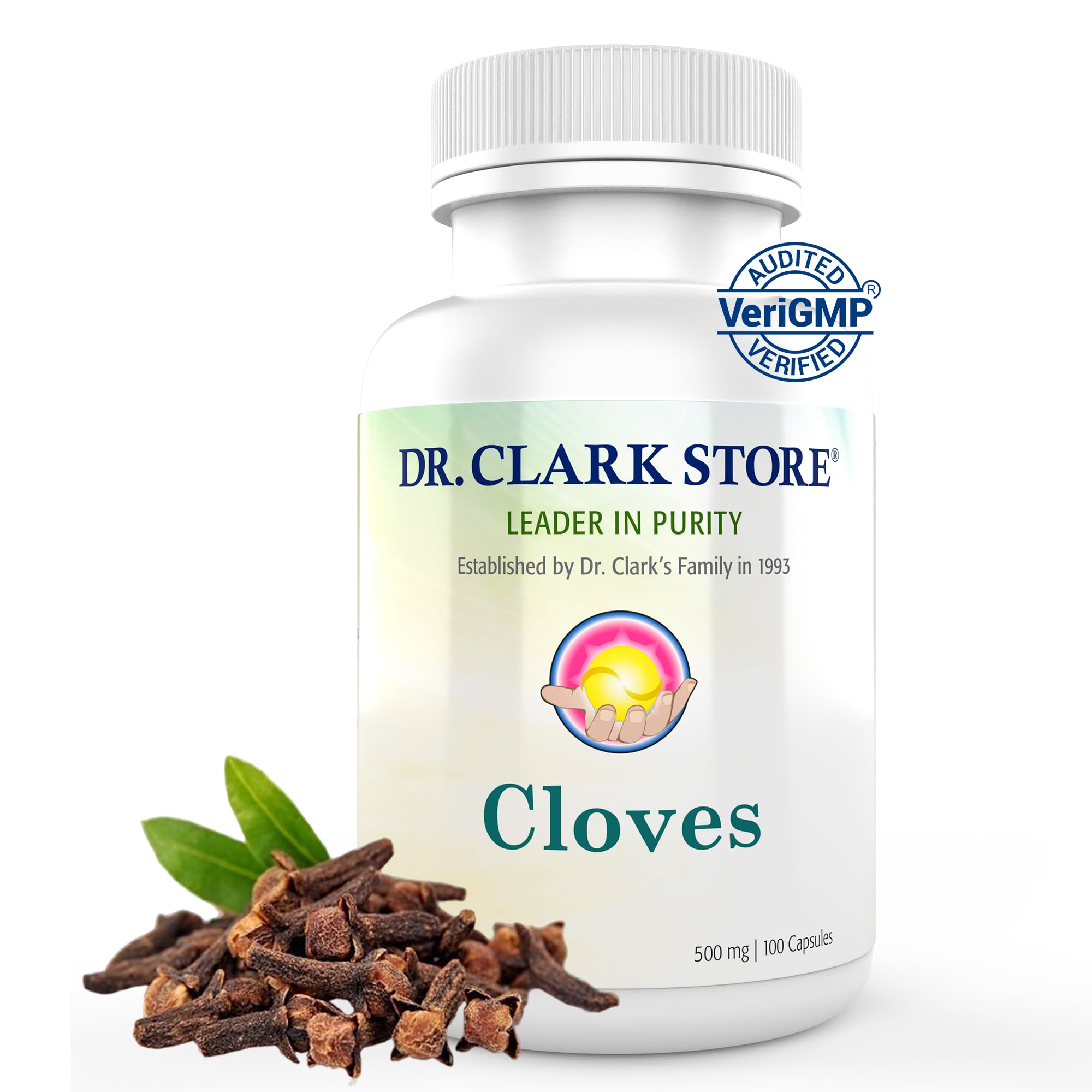 Dr Clark Store frasco delantero mostrando envase y cantidad