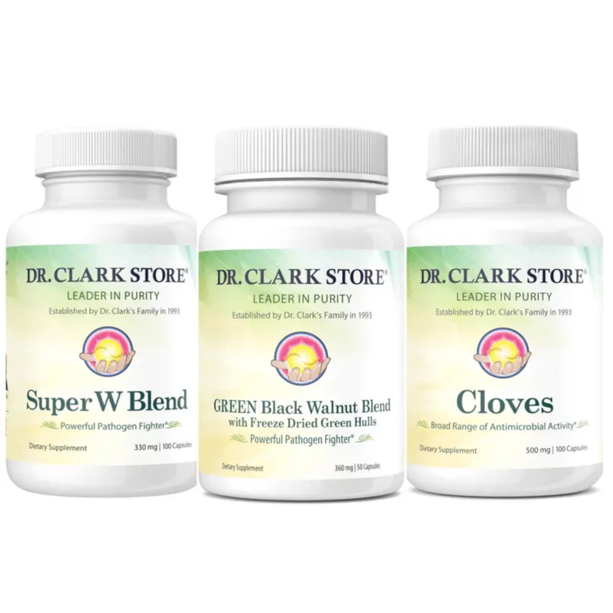 Dr Clark Store presentación frontal del kit con beneficio de claridad