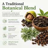 Dr Clark Store cáscara de nuez negra como ingrediente tradicional beneficioso