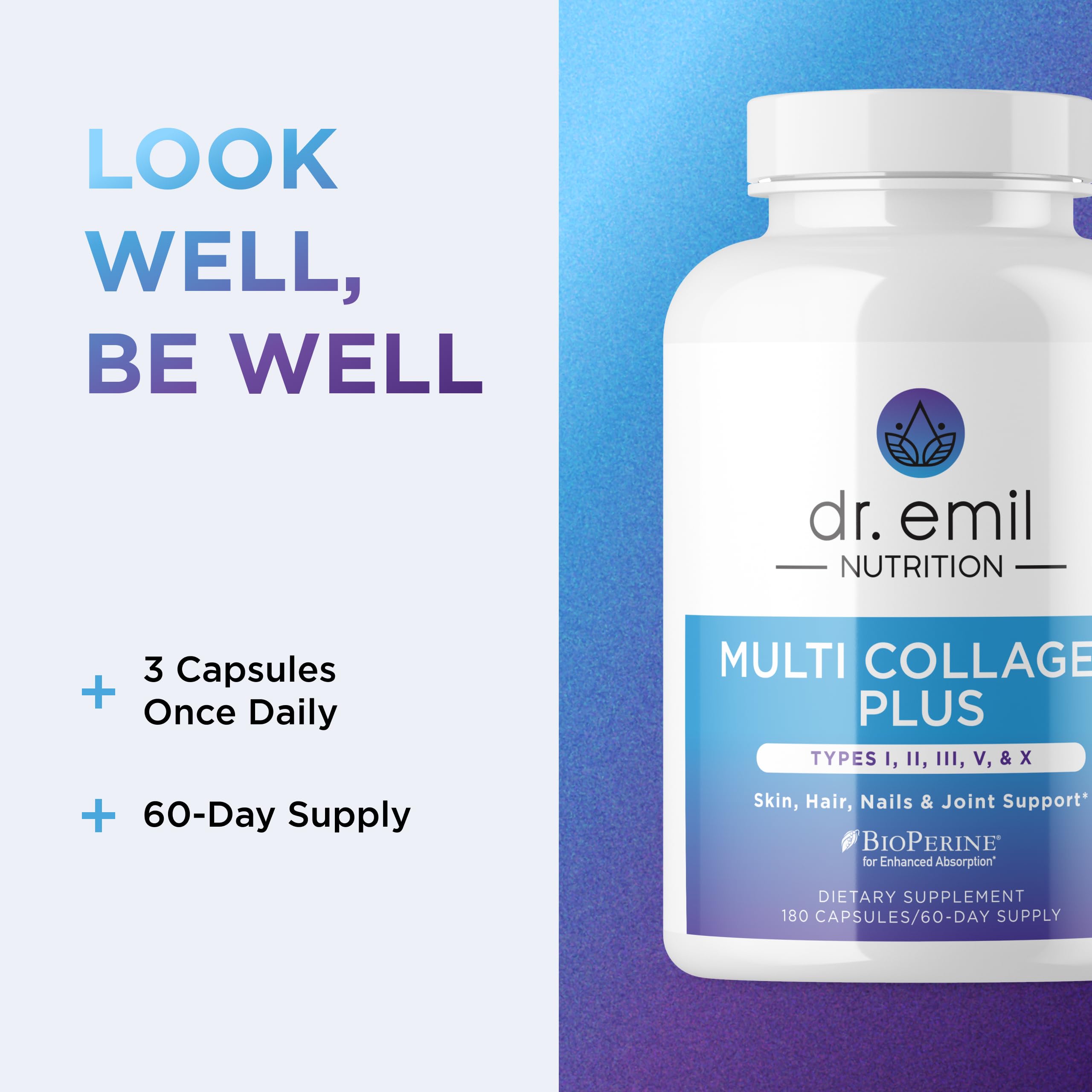 DR. EMIL NUTRITION etiqueta nutricional legible, transparencia de ingredientes