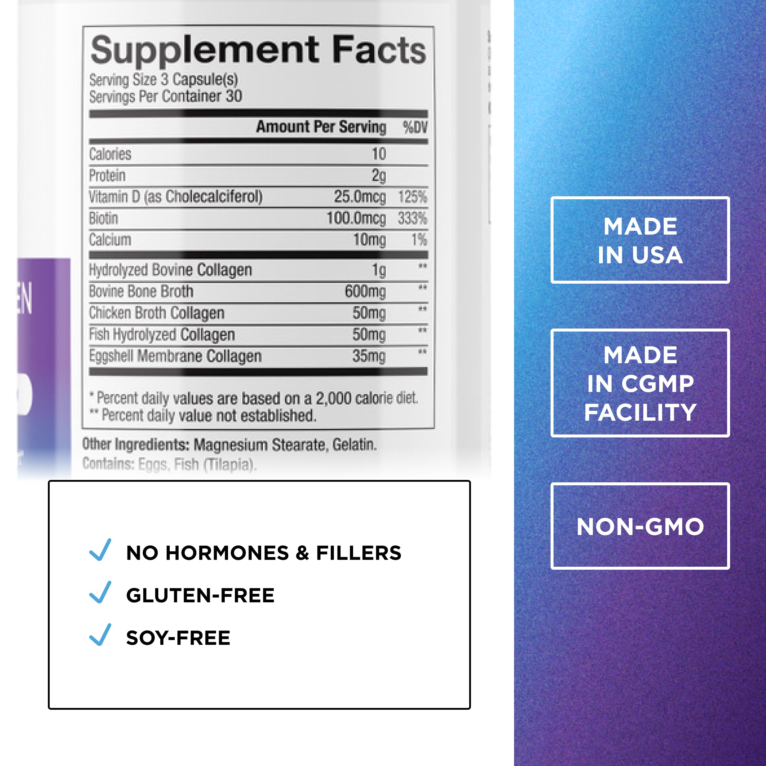 Dr. Emil Nutrition detalle de etiqueta legible y diseño profesional