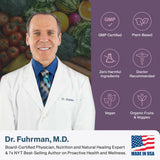 Dr. Fuhrman variedad de frutas y verduras orgánicas como fuente natural