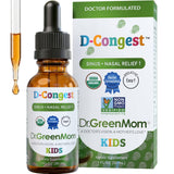 Dr. Green Mom frente del empaque que muestra la fórmula orgánica y confianza
