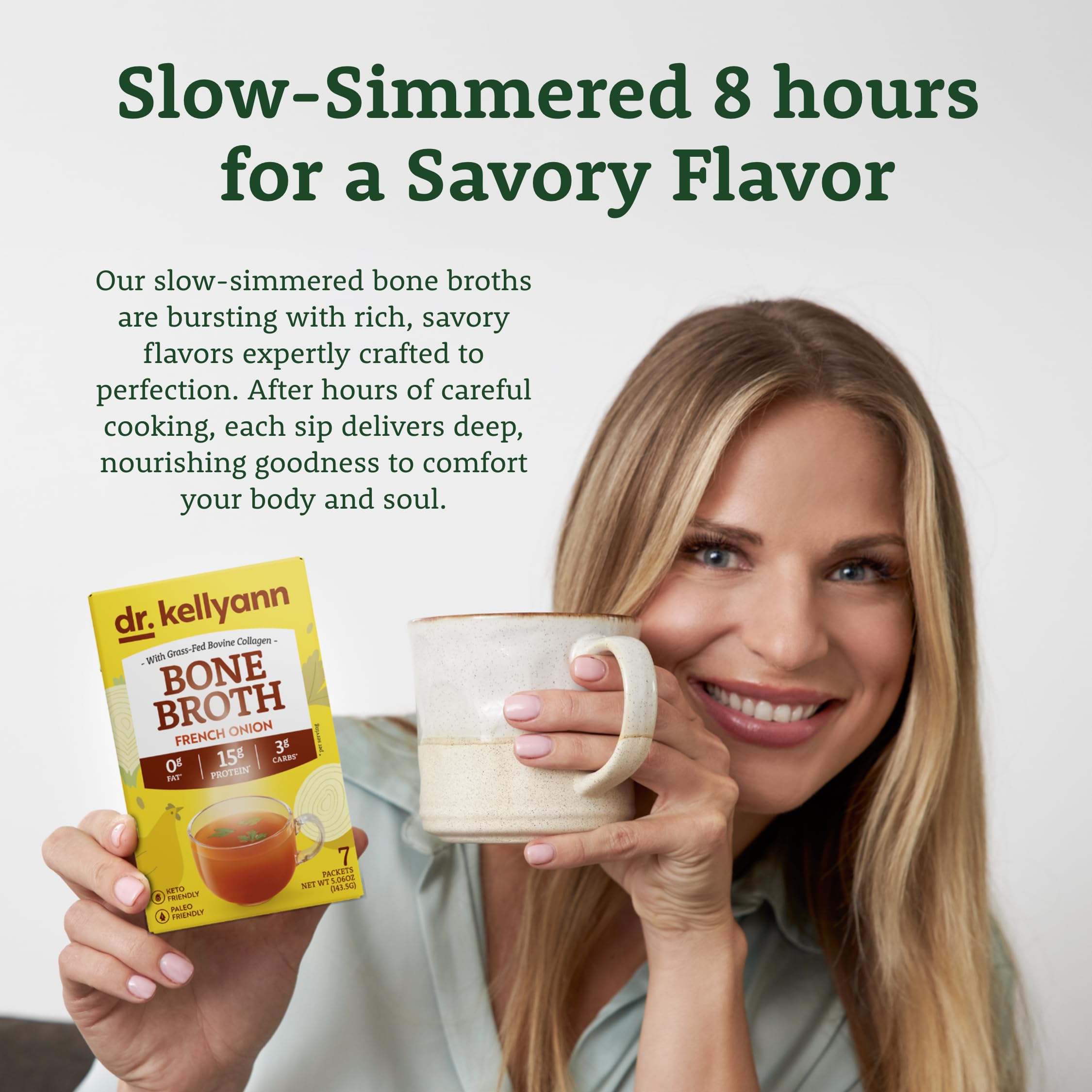 Dr. Kellyann estilo de vida desayuno saludable proteína en ruta