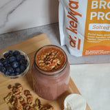 Dr. Kellyann lista de ingredientes y sello grass-fed para confianza